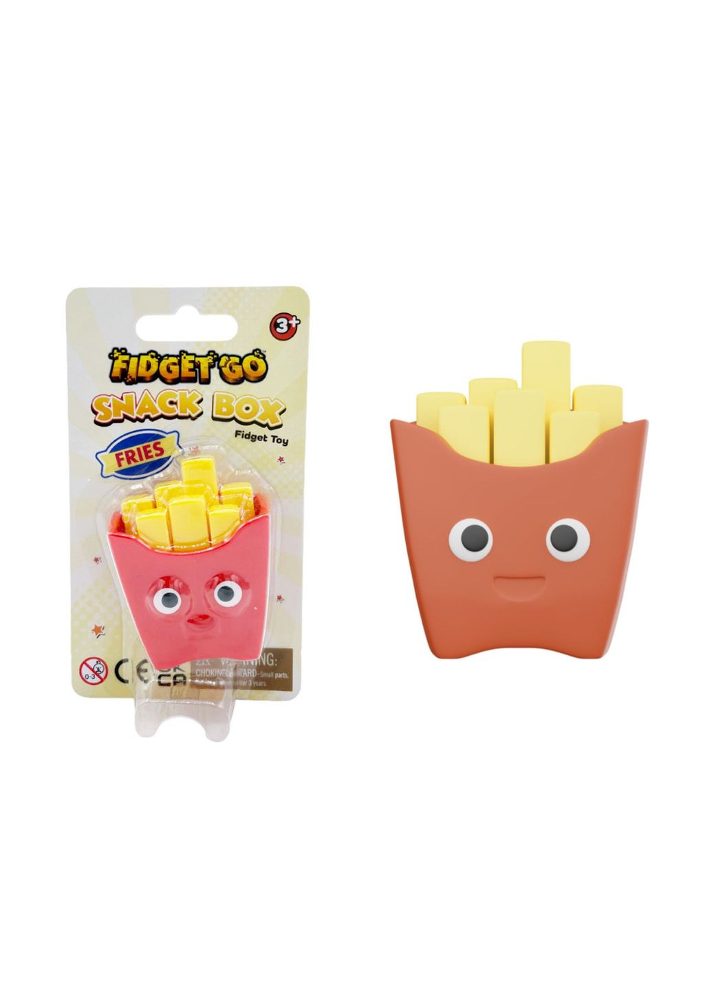Іграшка антистрес Картопля Фрі (1 шт), фіджет Fidget Go (362459060)