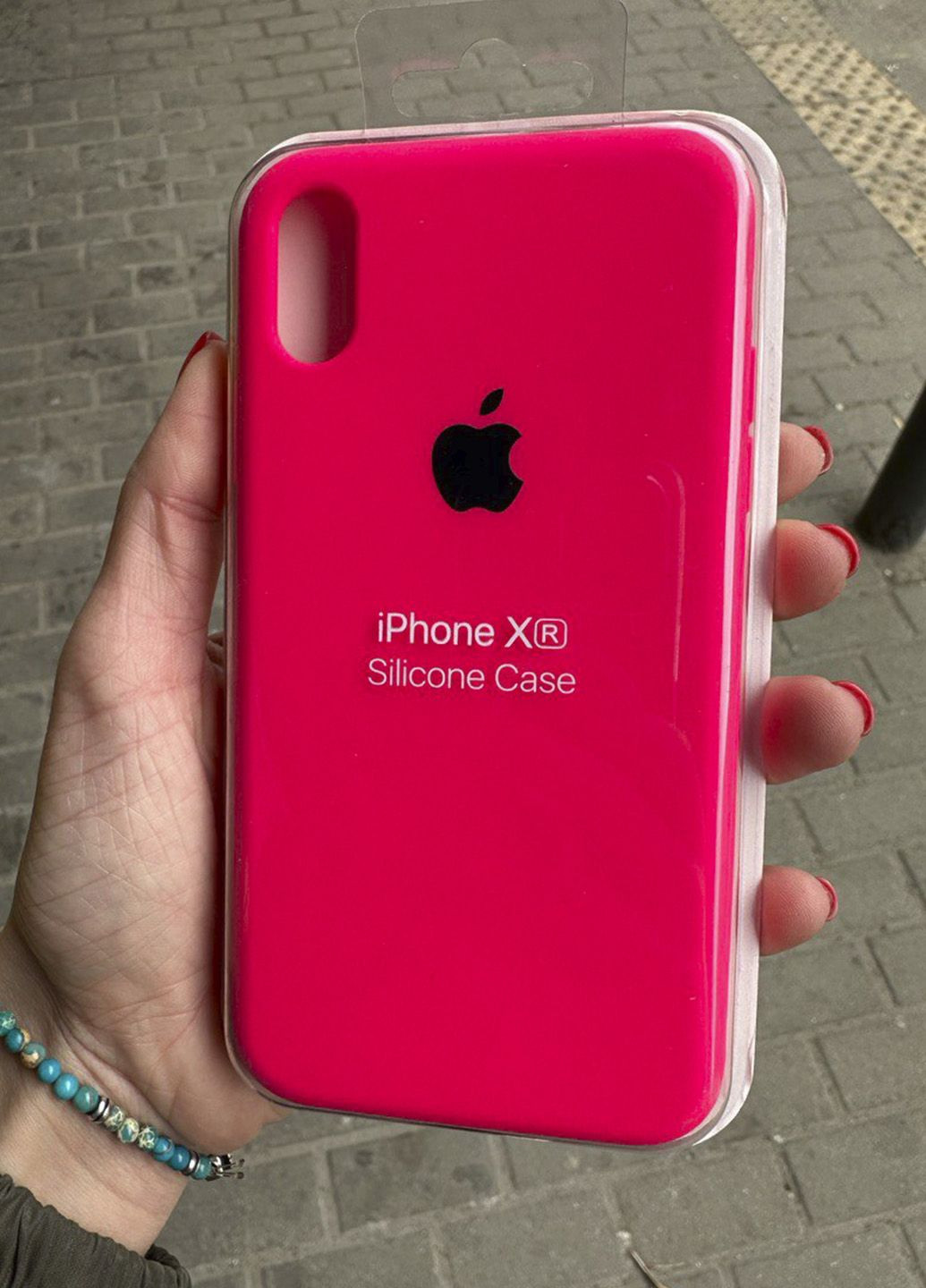 Чехол для iPhone Xr Silicone Case Barbie Pink розовый No Brand (289754183)
