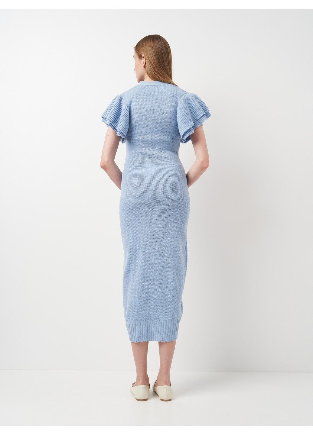 Блакитна кежуал сукня Missguided однотонна