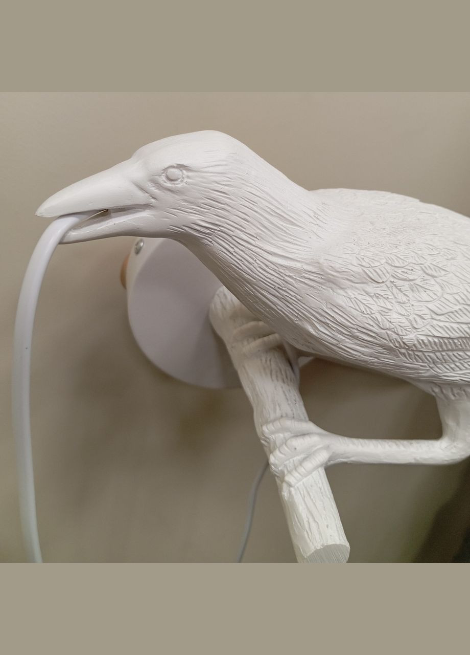 Настенный светильник "Ворона" на правую сторону 909-VXL8055R WH No Brand (370072403)