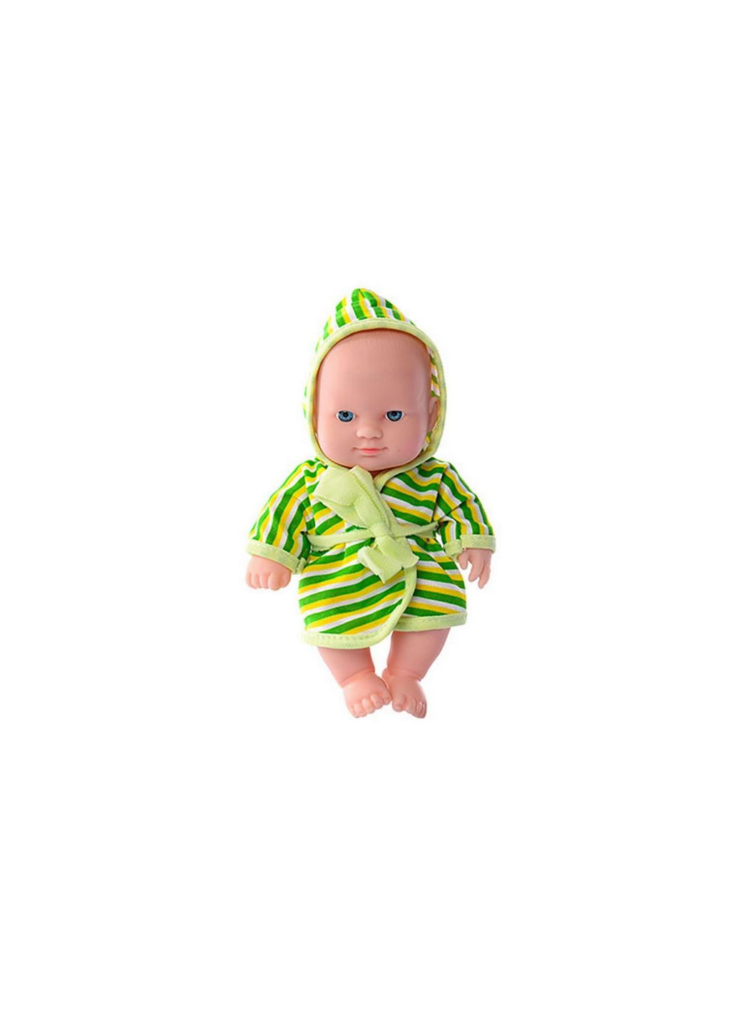 Дитячий ігровий Пупс у халаті 235-Q 20 см Зелений Limo Toy (283324819)