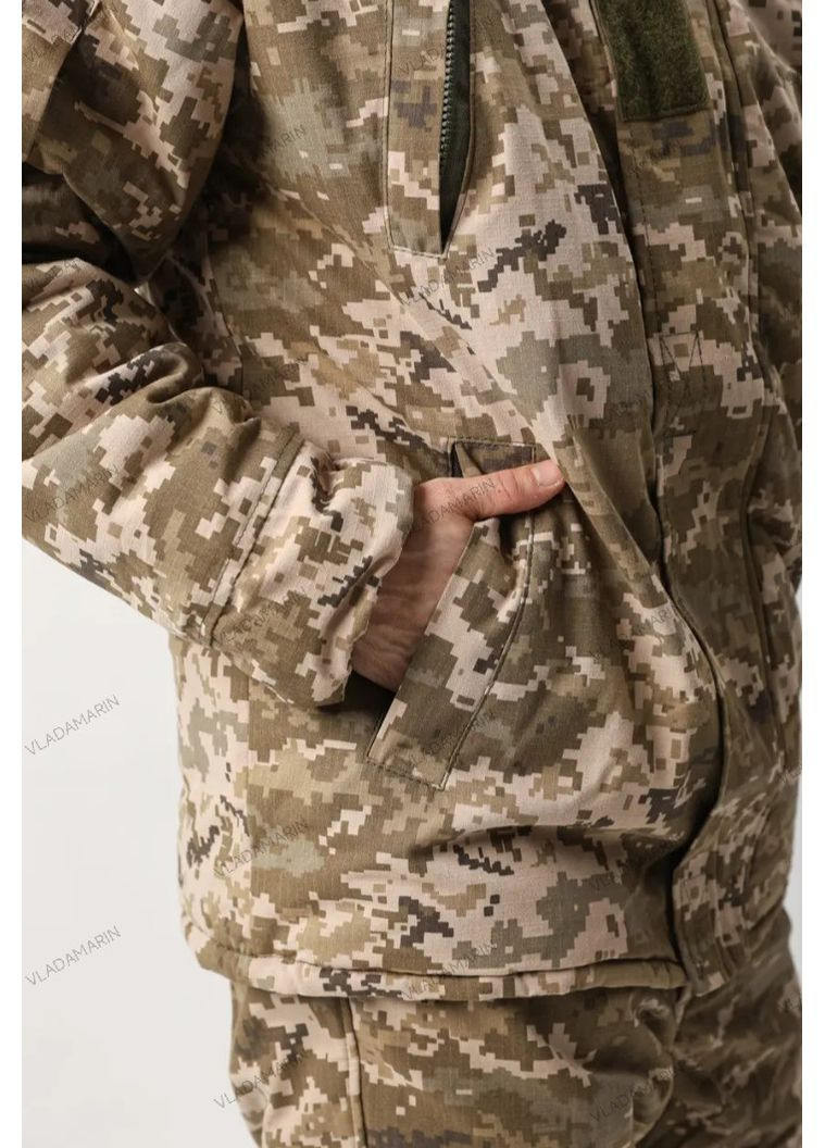 Військова тактична куртка TM Patriot ВСУ,бушлат піксель ХБ Ріп-Стоп Undolini (366547209)