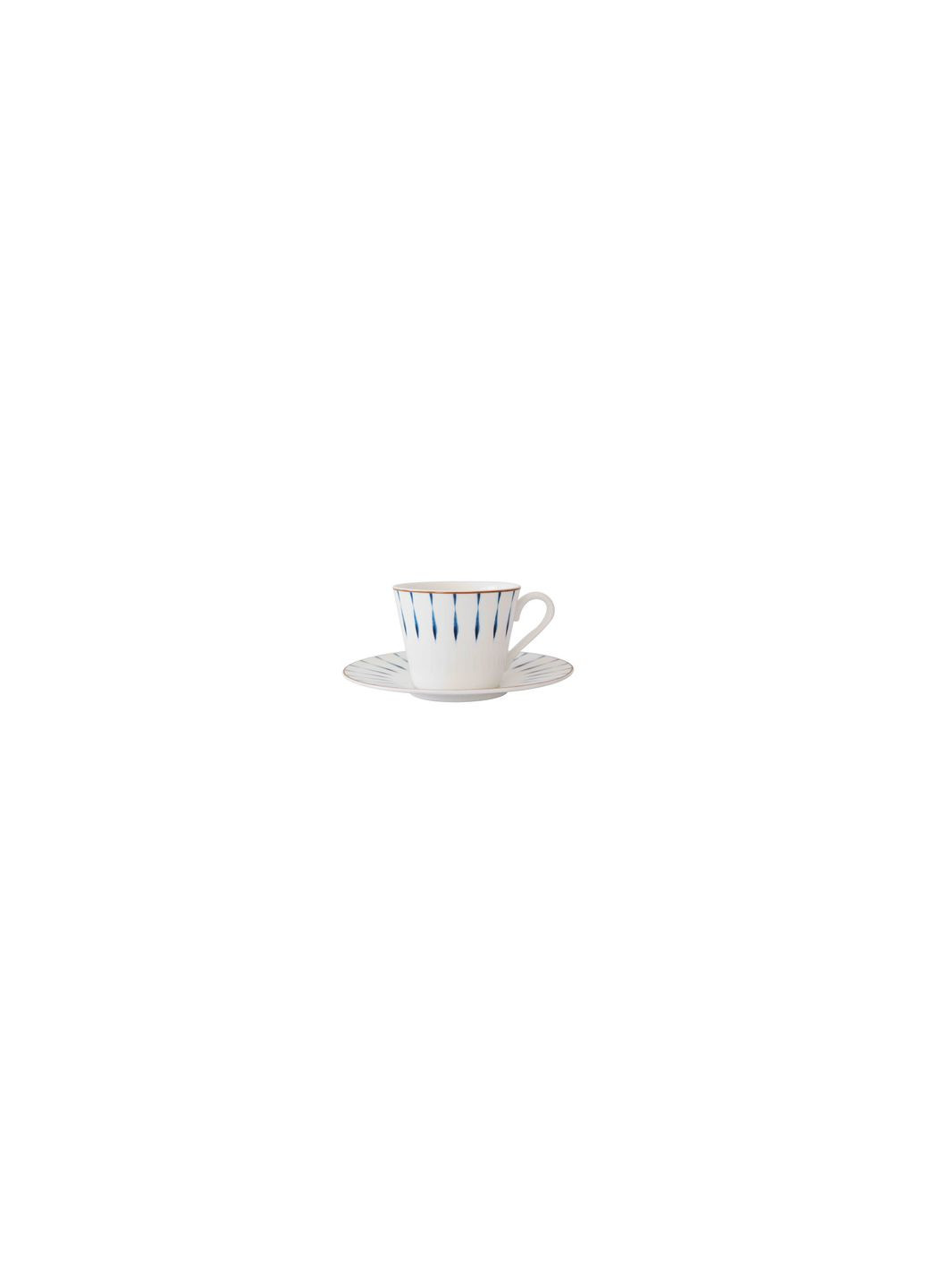 Чайна пара AZZURRO: чашка 250 мл і блюдце 16 см. Колір: білий. Матеріал: Gipfel (276249408)