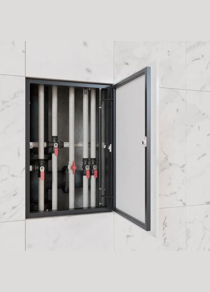 Ревизионный люк под плитку 300x400 мм (ШxВ) Ревизор, распашной нажимной ProfiLuxe (330250826)