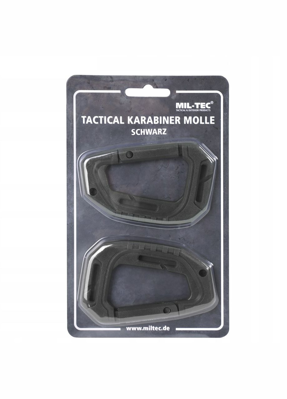 Карабин тактический пластиковый TACTICAL CARABINER MOLLE Black Mil-Tec (316049572)