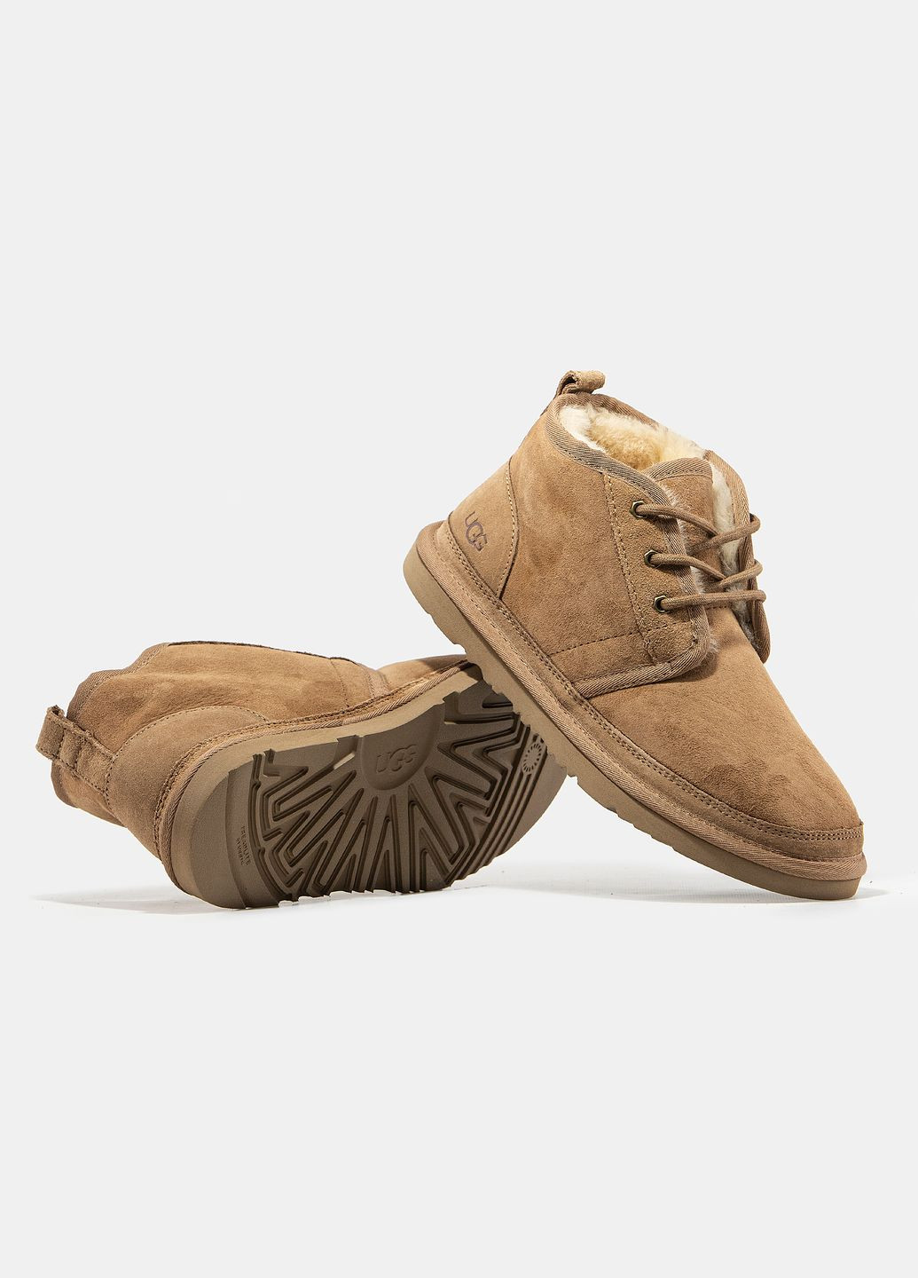 УГГ Ньюмел Чоботи Чорні Замша Замш Neumel Black Sude UGG (304531077)