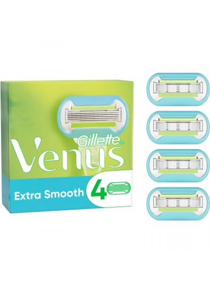 Змінні касети (7702018955527) Gillette venus extra smooth embrace 4 шт. (268147601)