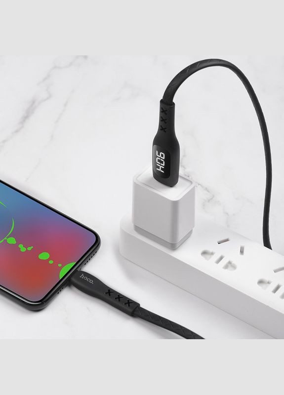 Кабель S6 Sentinel Timing Display - USB to Micro-USB с экраном Hoco (315767821)