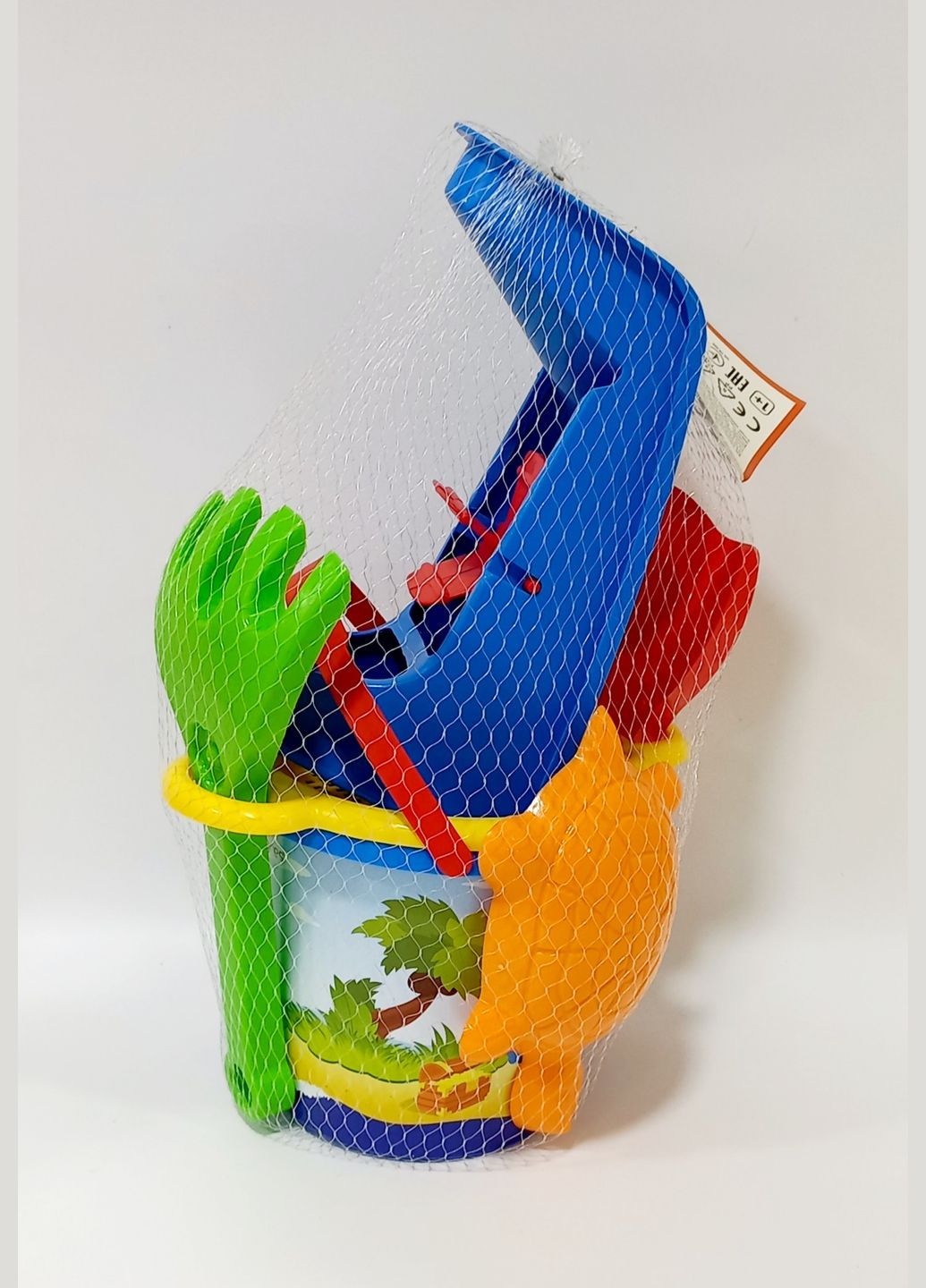 Набір для піску з млином та термонаклейкою 6 елементів, 39638 Тигрес (4820159396382) Синій No Brand (306713522)