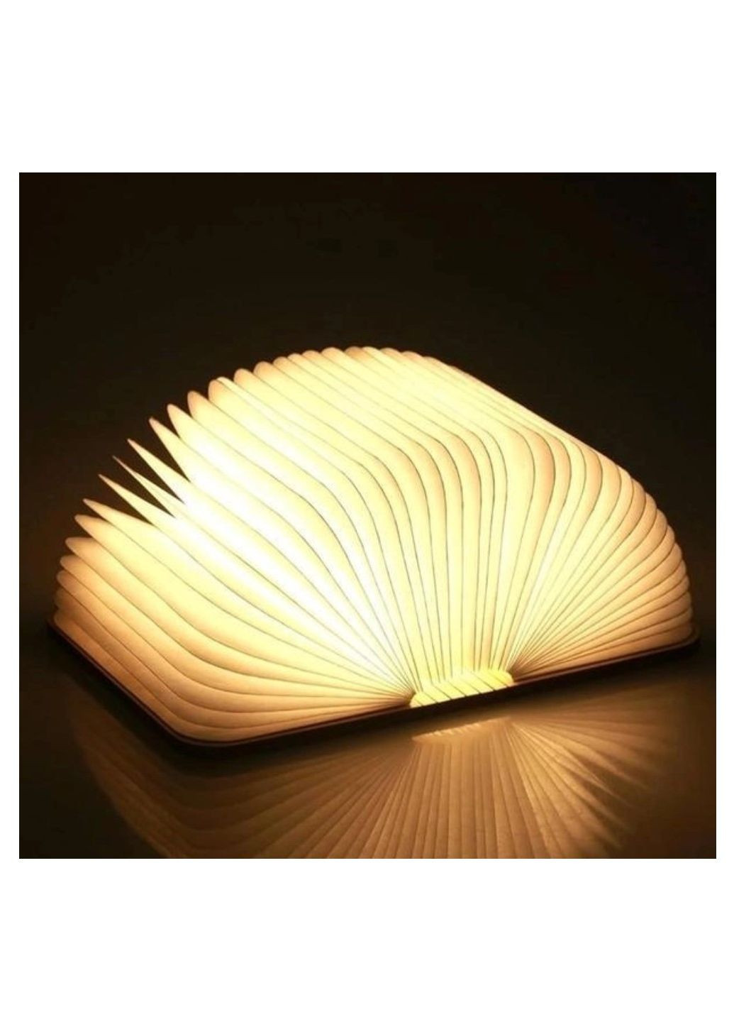 Ночник настольная лампа на аккумуляторе светильник аккумуляторный на стол USB Foldable Book Lamp Francesco Marconi (293517253)