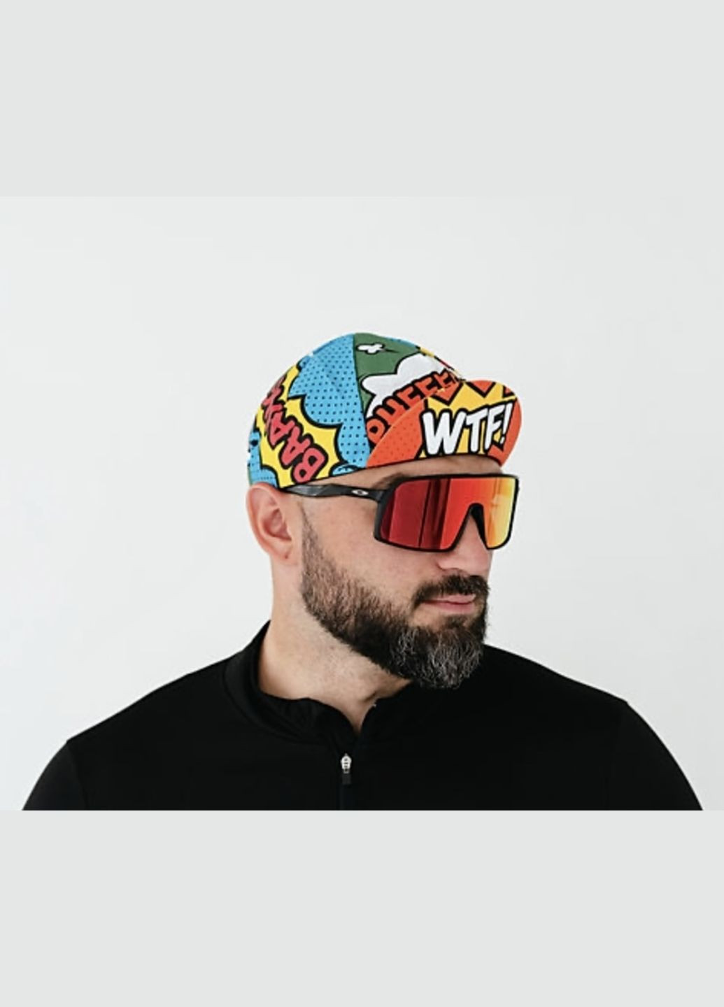 Кепка Велосипедная Wtf (Велокепка) с коротким козырьком No Brand (326803351)