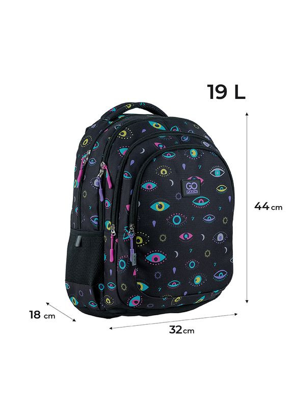 Подростковый рюкзак с ортопедической спинкой в школу для девочки Teens GO24-162L-4 GoPack (293504312)