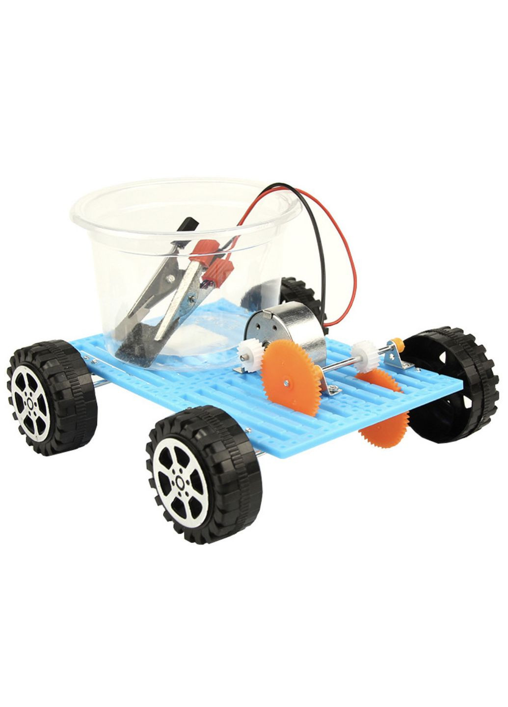 Дитячий розвиваючий науковий конструктор DIY машинка на енергії солоної води China (366874922)