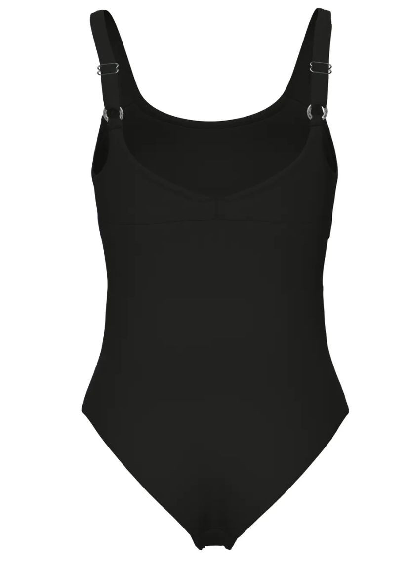 Чорний літній жіночий спортивний купальник isabella swimsuit wing back c (010814-570) розмір Arena