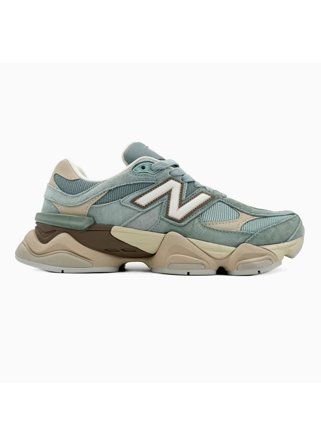 Бежеві Осінні кросівки чоловічі new balance 9060 blue / beige нью беланс 9060 No Brand