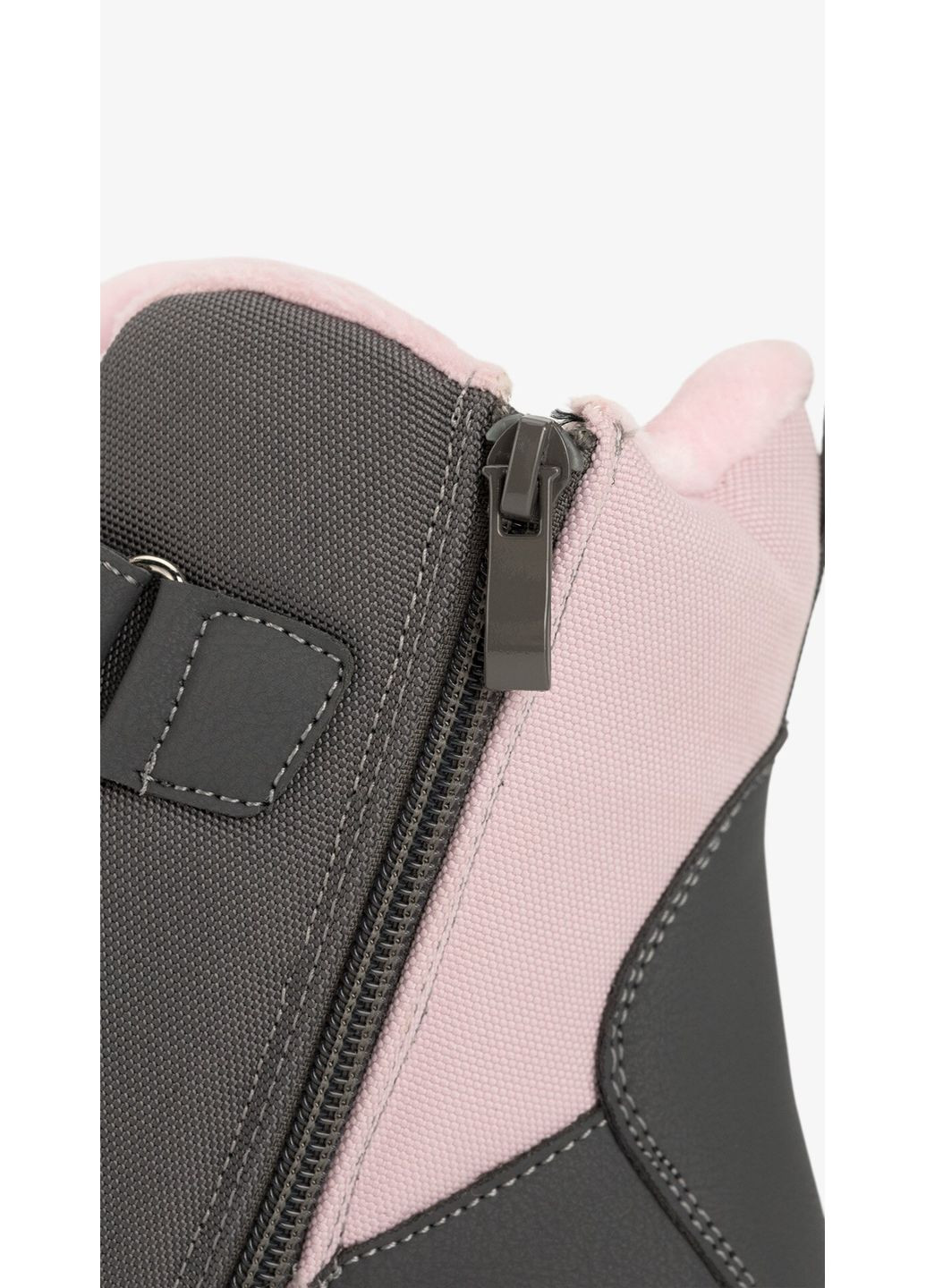 Зимние термосапожки для девочки a105-3l серо-розовый shop (2000999372285) Stepln