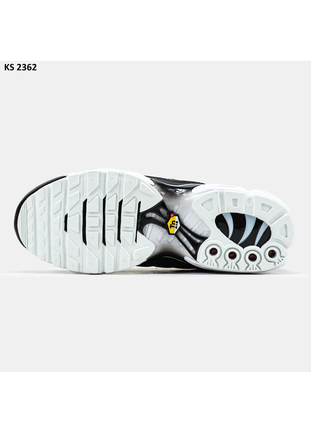 Чорні Осінні кросівки чоловічі nike air tn max plus black white найк аір макс тн плюс No Brand