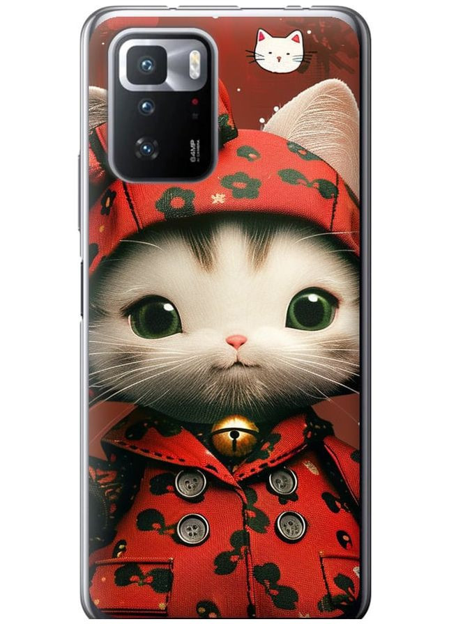 Силіконовий чохол 'Sweet Hello Kitty' для Endorphone Xiaomi Redmi Note 10 Pro 5G (285708104)