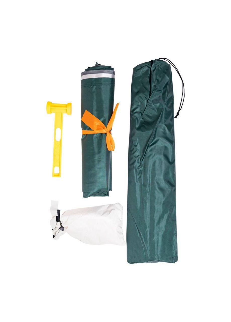 Тент туристичний навіс 3×2,95 м захисний навіс від сонця, дощу з люверсами Lugi Kemping SJ-0081GR No Brand (369478002)