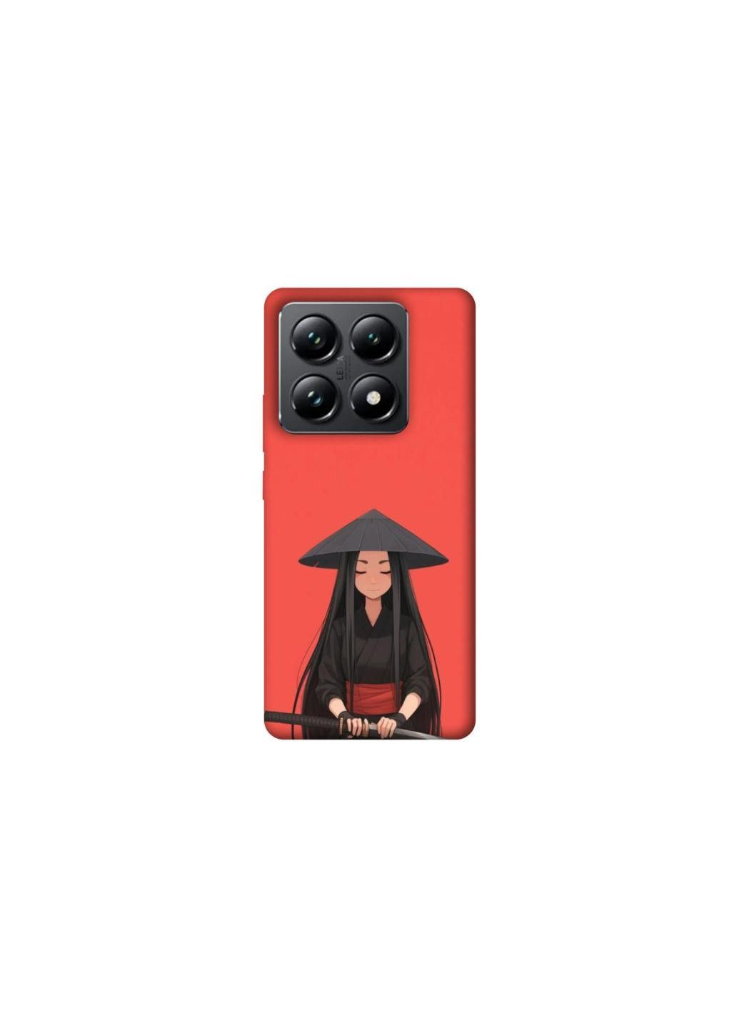 Чехол на Xiaomi 14T Pro Red samurai Frontalka (363899429)