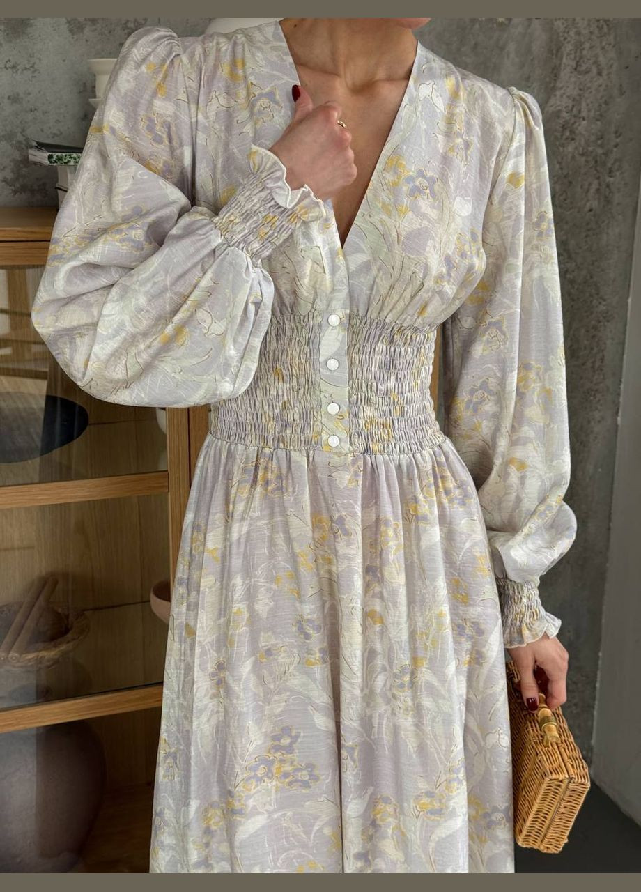 Серое платье Chenille