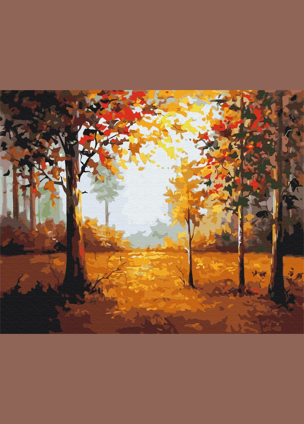 Картина за номерами на підрамнику Куточок осені Brushme (317258469)