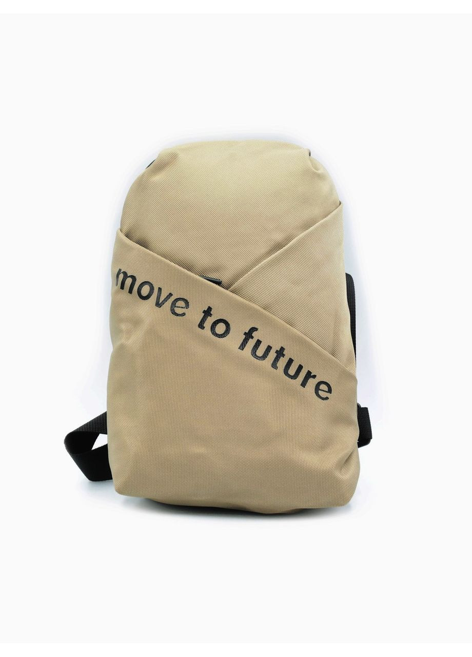 Сумка-слінг бежевий водонепроникна через плечо для жінок і чоловіків повсякденна дорожня ProDobro (364672265)