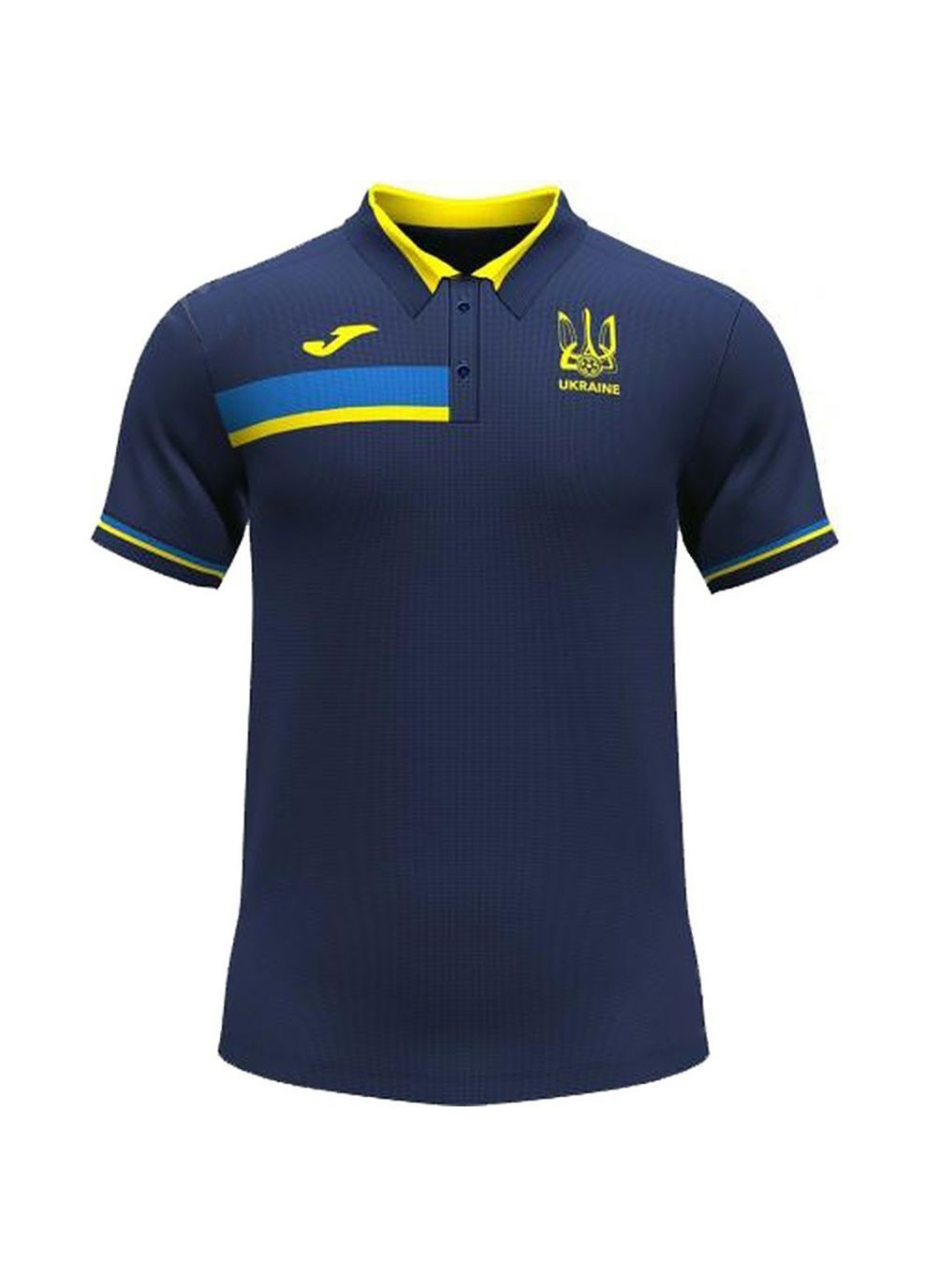 Темно-синяя футболка-мужское поло ukraine 2021 темно-синий для мужчин Joma
