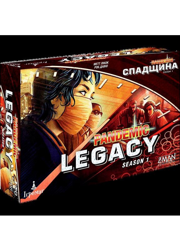 Настольная игра Пандемия: Наследие - Cезон 1 (Pandemic: Legacy Season 1) (укр) ( ) Ігромаг ZM7171UK (370762399)