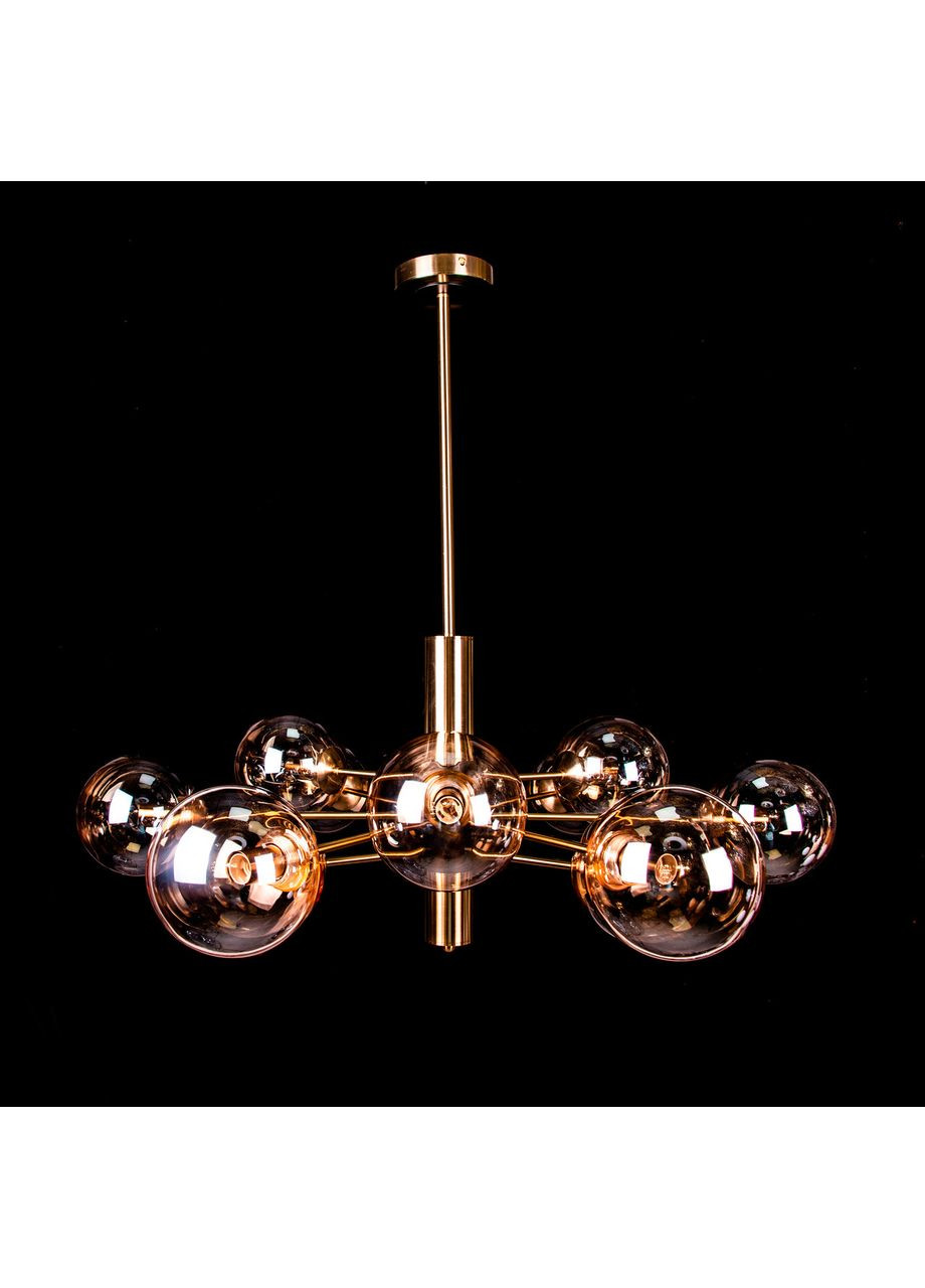 Люстра в стилі лофт на 12 лампочок 2773/12/copper No Brand (352229733)