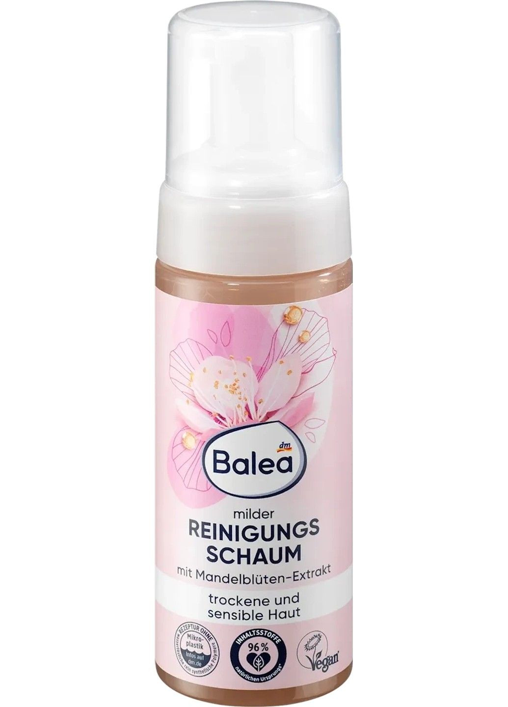 ніжна пінка для вмивання Mild 150 мл — для сухої й чутливої шкіри Balea (356112384)