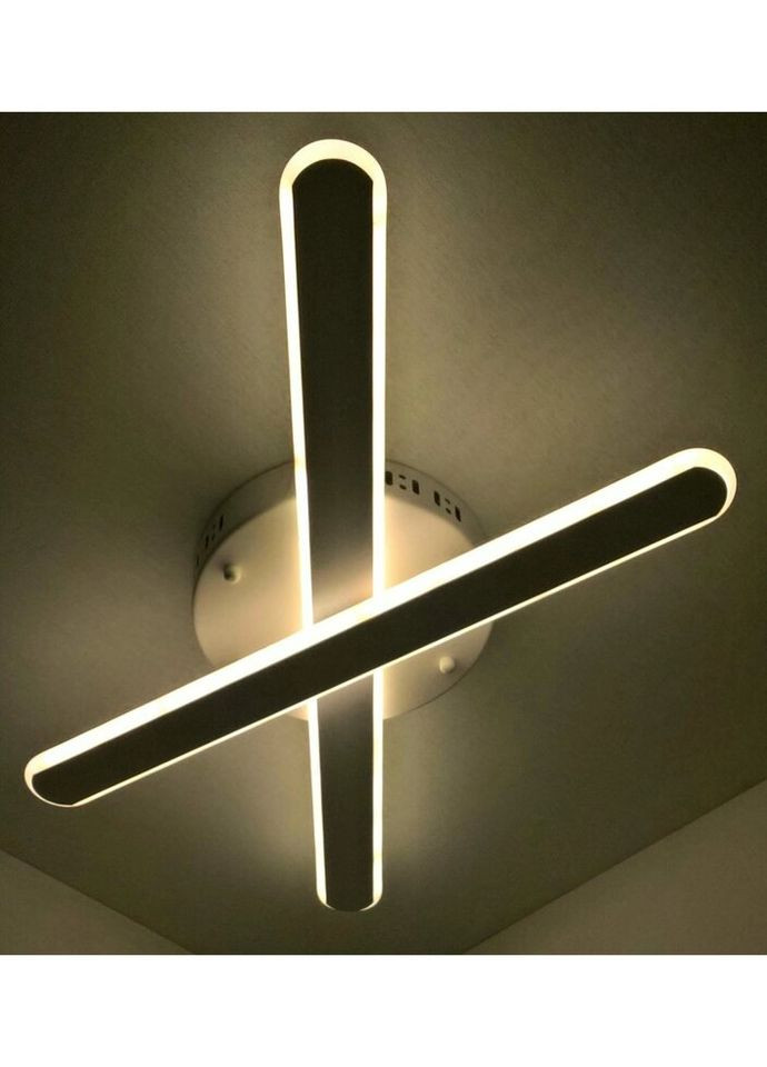 Люстра светодиодная потолочная LED светильник для квартиры на потолок лэд 25332 Белый 8х35х60 см. Sunnysky (324395802)