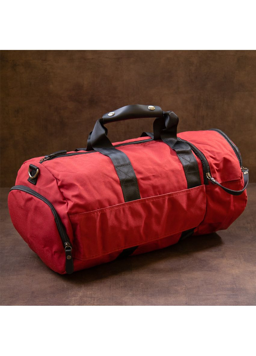 Спортивна сумка текстильна 20642 Малинова Vintage (366880943)