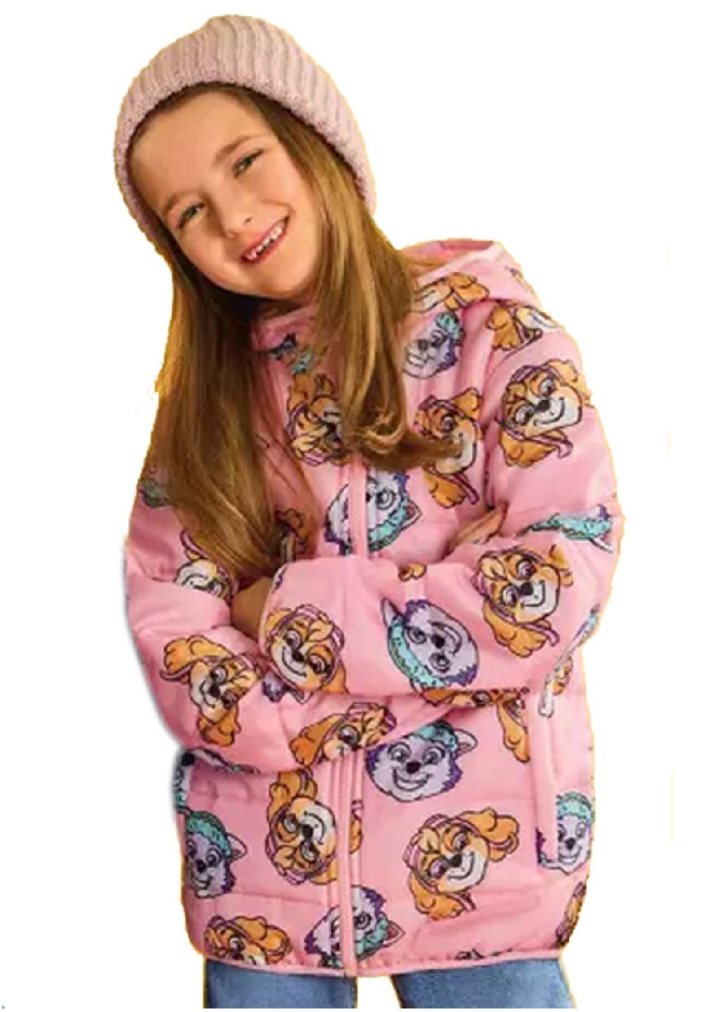 Рожева демісезонна куртка Nickelodeon