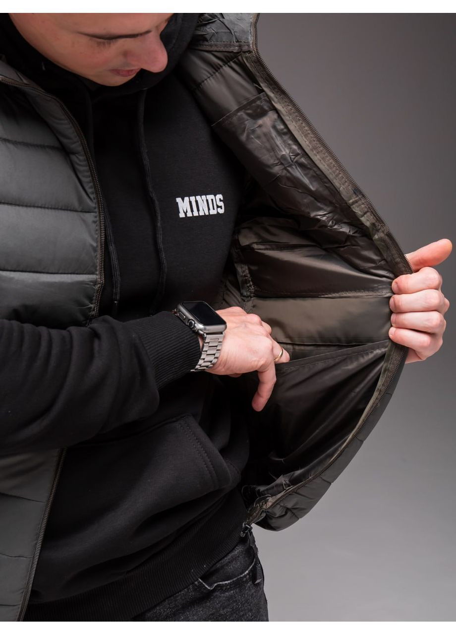 Чоловіча утеплена жилетка з знімним капюшоном Vakko (368833822)