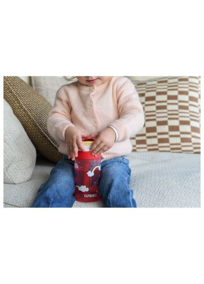 Пляшка для води (11-04060) Kambukka Lagoon kids Love Birds 400 мл рожева (369881898)