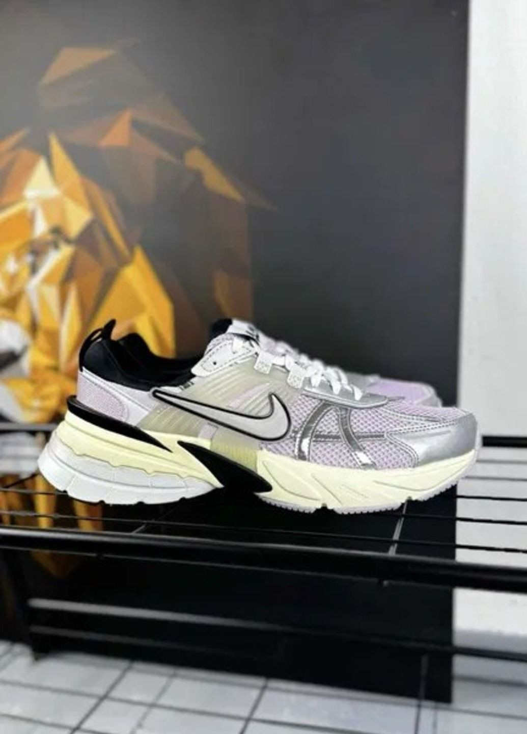 Кроссовки Nike V2K Run сиреневые (347611738)