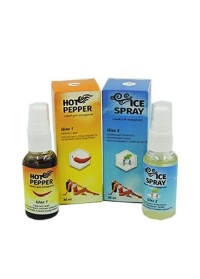 Hot Pepper & Ice Spray - Комплекс для похудения (Хот Пеппер/Айс Спрей) No Brand (304401502)