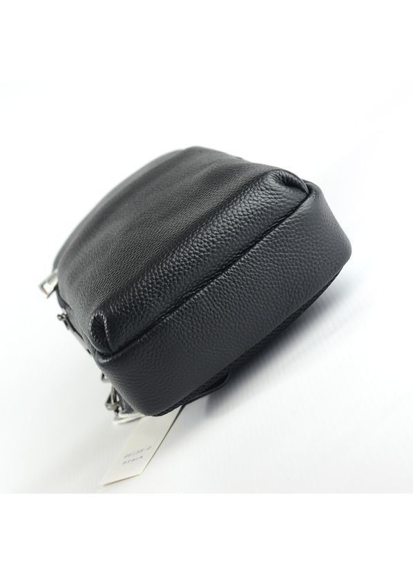 Чоловіча шкіряна сумка нагрудна слінг на одне плече з натуральної шкіри No Brand (305833993)