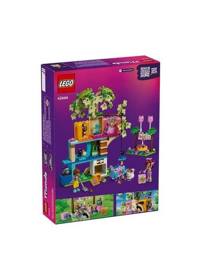 Конструктор Friends День народження кота і будиночок на дереві, 321 деталь, від 6 років (42666) Lego (369940047)