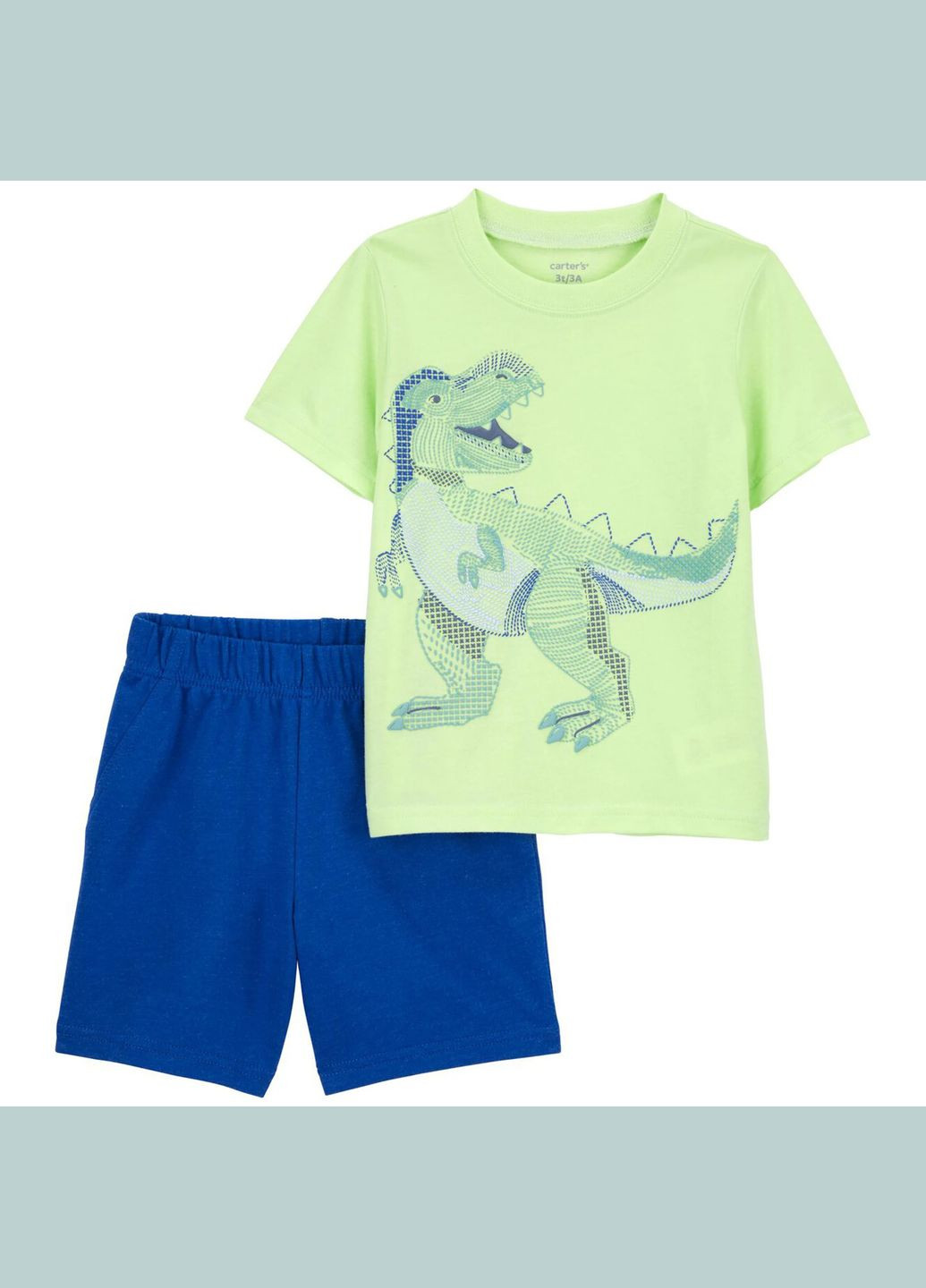 Комбінований демісезонний комплект 2в1 футболка шорти для хлопчика 88-93 см (2q506910_) Carter's
