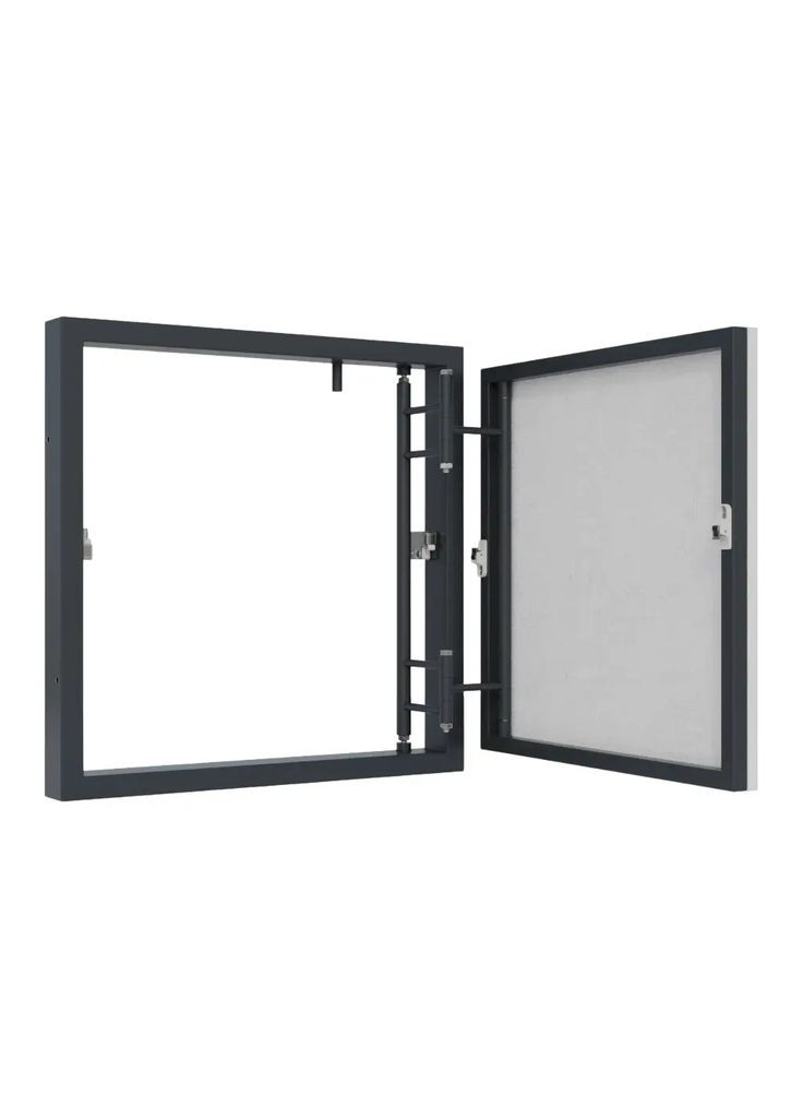 Ревізійний люк під плитку 400x400 мм (ШxВ) Ревізор, розпашний натискний ProfiLuxe (330250818)