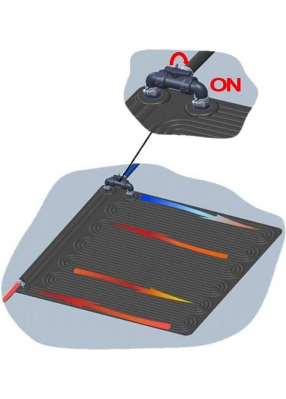 Водонагрівач Коврик-нагрівач від сонця Solar Heating Mat (28685) Intex (360402194)