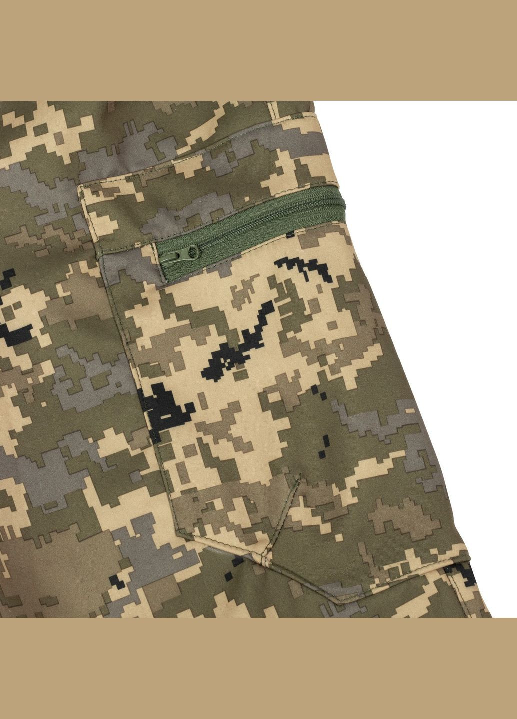 Штани тактичні зимові SoftShell з покриттям DWR, Піксель, 46 Vik-Tailor (315439485)