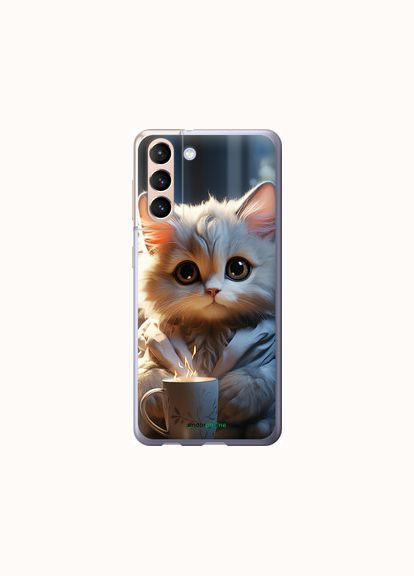 Чохол на Samsung Galaxy S21 Білий кіт "5646u-2114-2448" Endorphone (348079799)