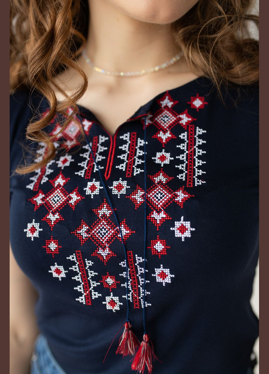 Женская футболка вышиванка "Звездное сияние" MEREZHKA (288644937)