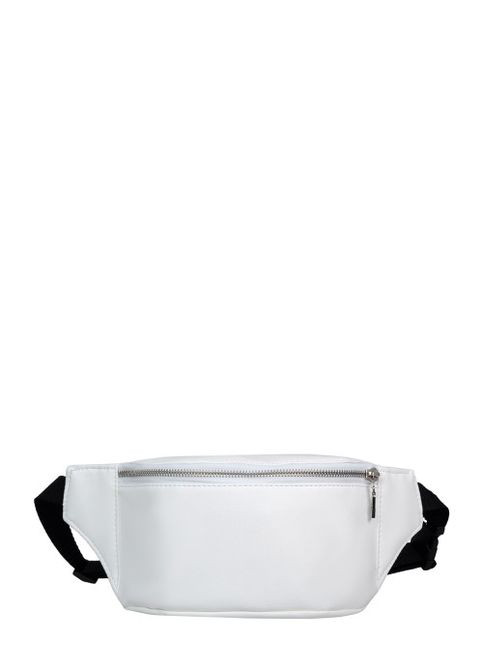Сумка на пояс бананка Tirso MSH белая c белой молнией (SKU_80119008-VS) Sambag (302450253)