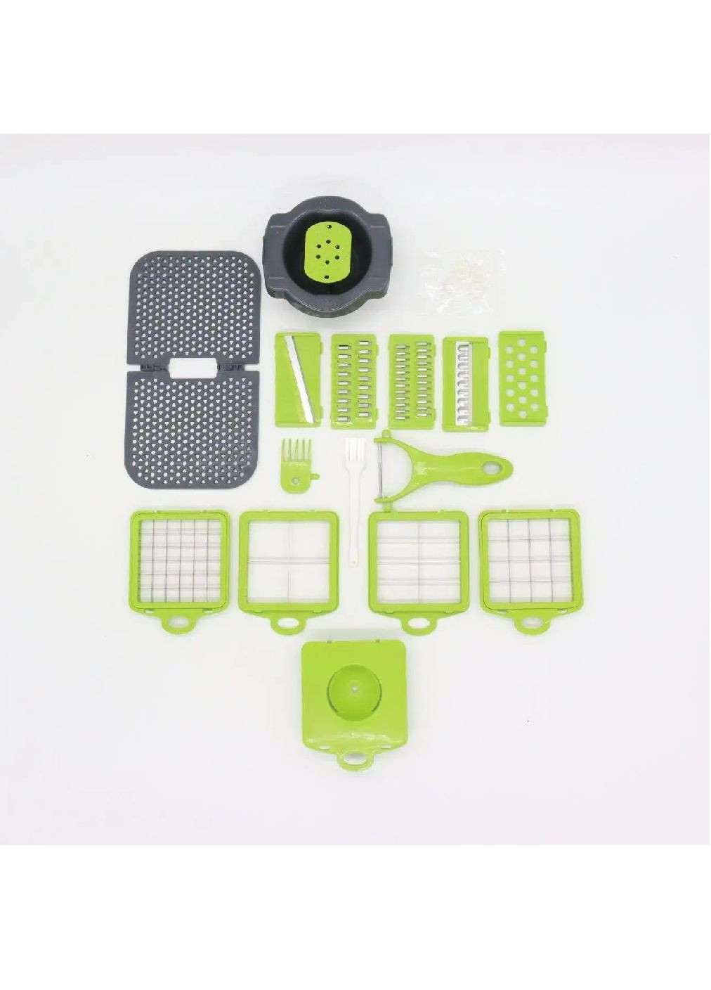 Комплект набір механічна ручна овочерізка ручна з контейнером сепаратором складною обробною дошкою кошиком (480868-Prob) Unbranded (346389805)