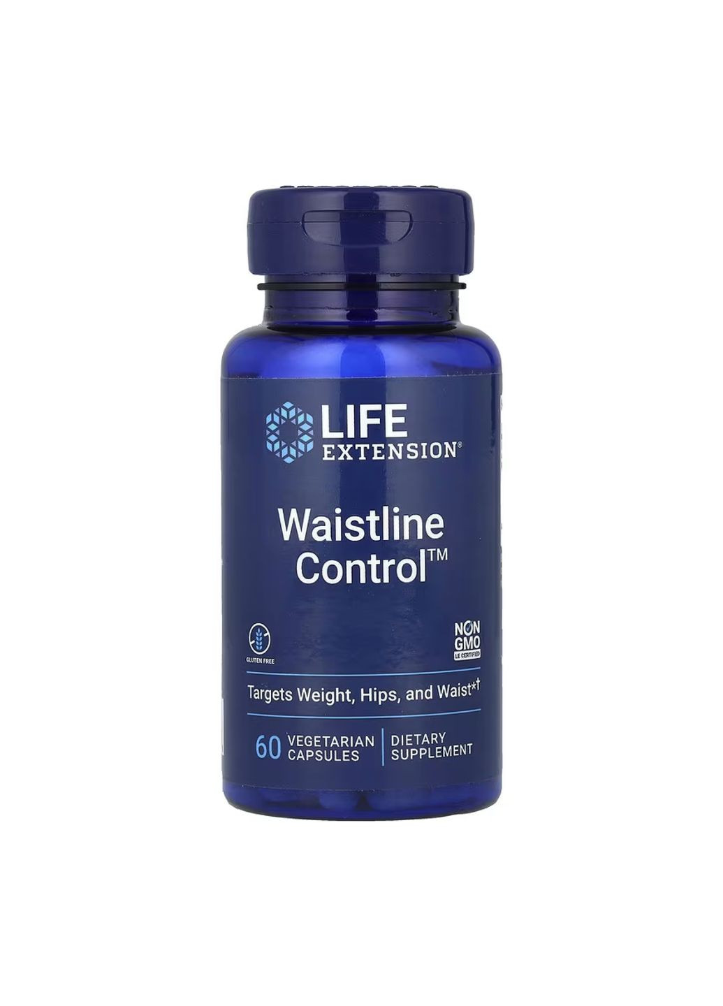 Добавка для похудения для женщин Waistline Control 60 капсул без глютена Life Extension (367957553)