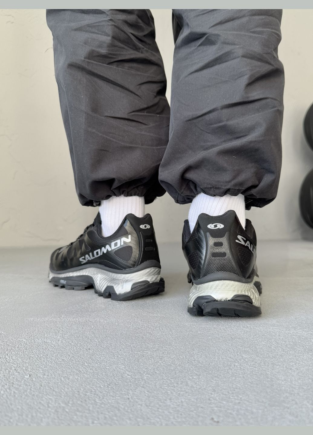 Черные демисезонные кроссовки мужские salomon xt-4 og 'black ebony' | саломон хт-4 черные No Brand